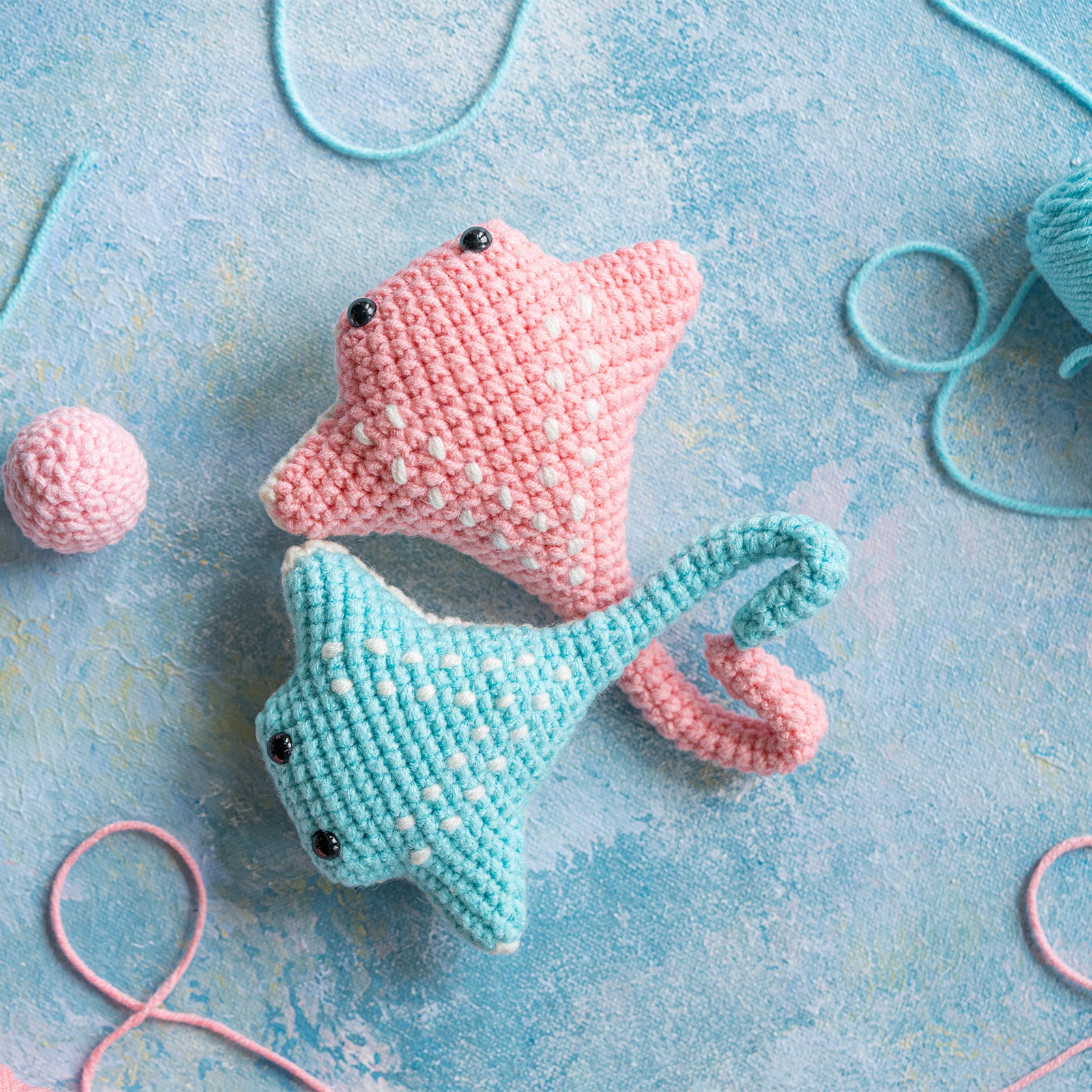 2Pcs Crochet Kit Stingrays-WOOHOBBY