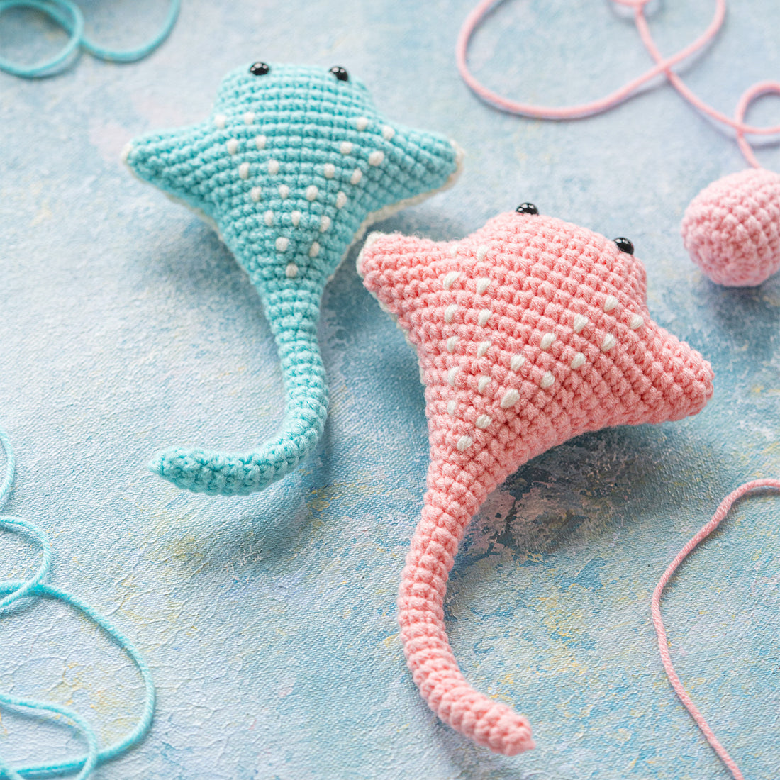 2Pcs Crochet Kit Stingrays-WOOHOBBY