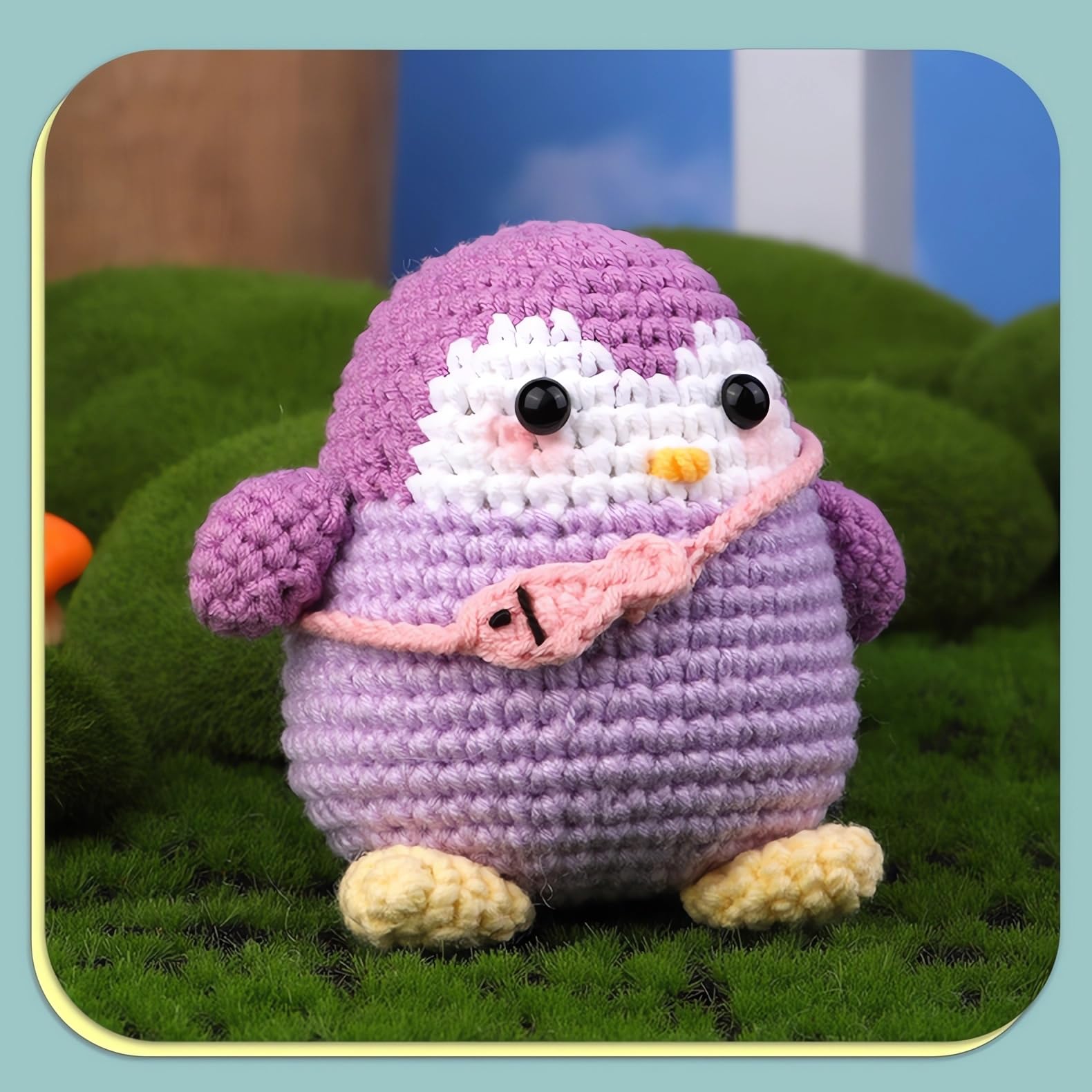 4 Pack Crochet Kit Penguin Family-WOOHOBBY