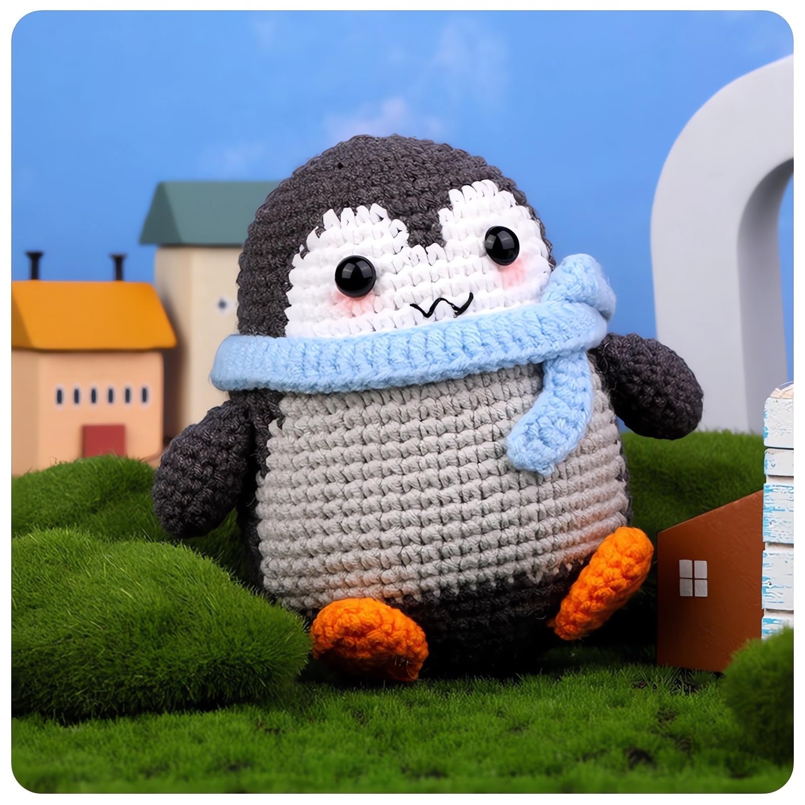 4 Pack Crochet Kit Penguin Family-WOOHOBBY