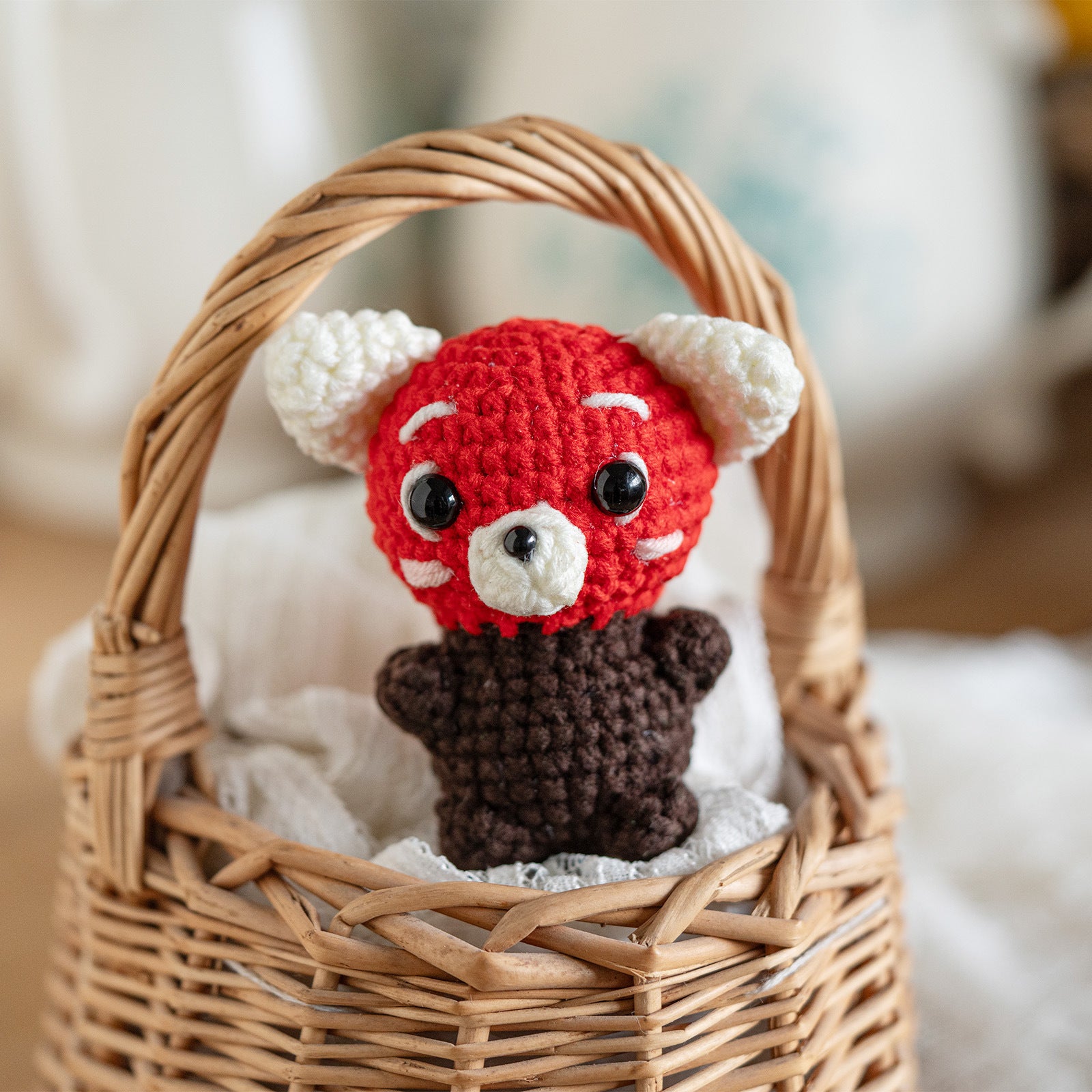 Crochet Kit Panda Raccoon Fox-WOOHOBBY