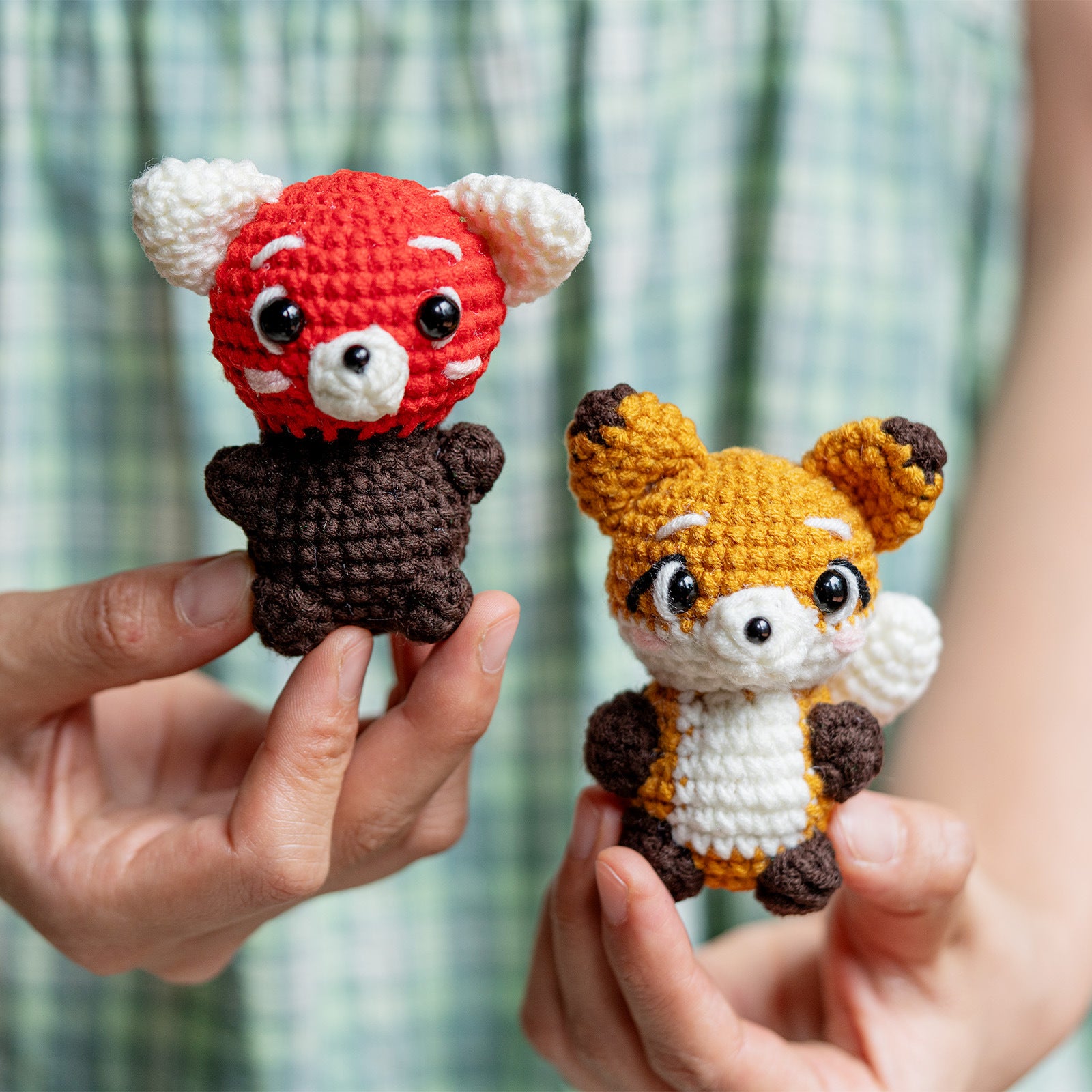 Crochet Kit Panda Raccoon Fox-WOOHOBBY