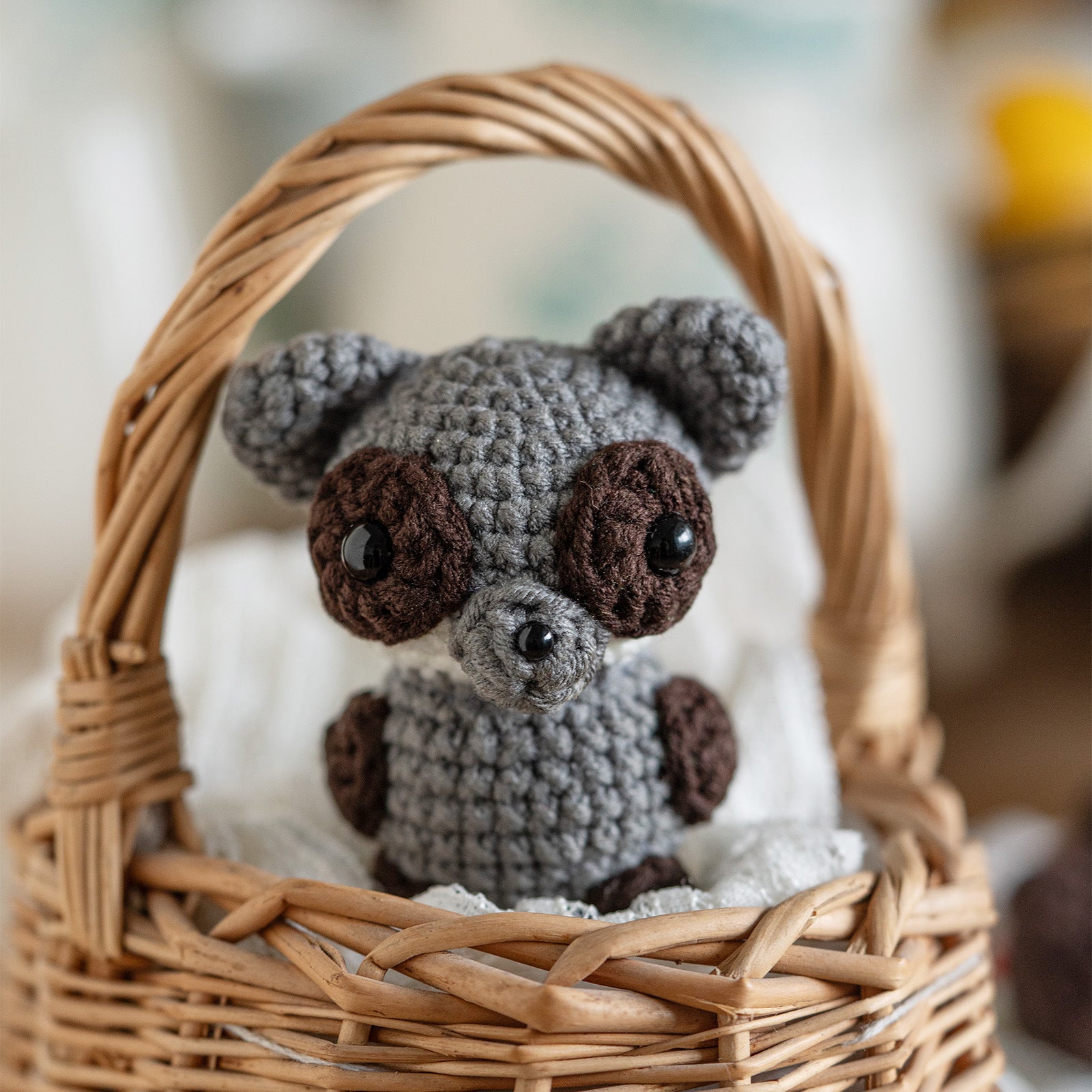 Crochet Kit Panda Raccoon Fox-WOOHOBBY