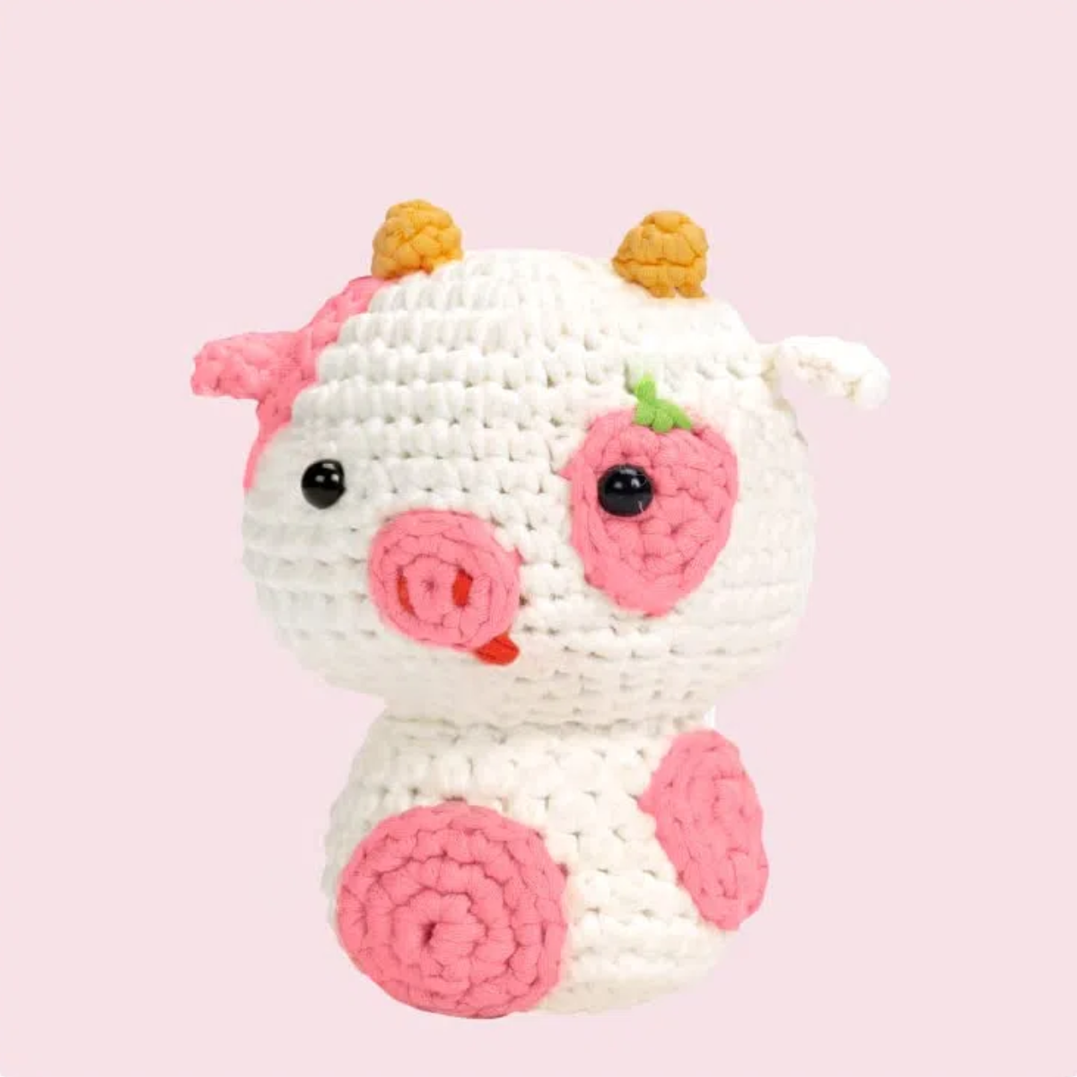 Crochet Kit Strawberry Cow-WOOHOBBY