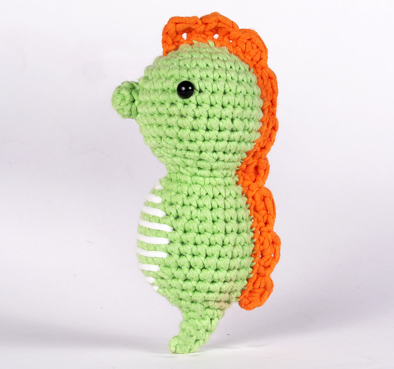 Crochet Starter Kit Green Seahorse-WOOHOBBY