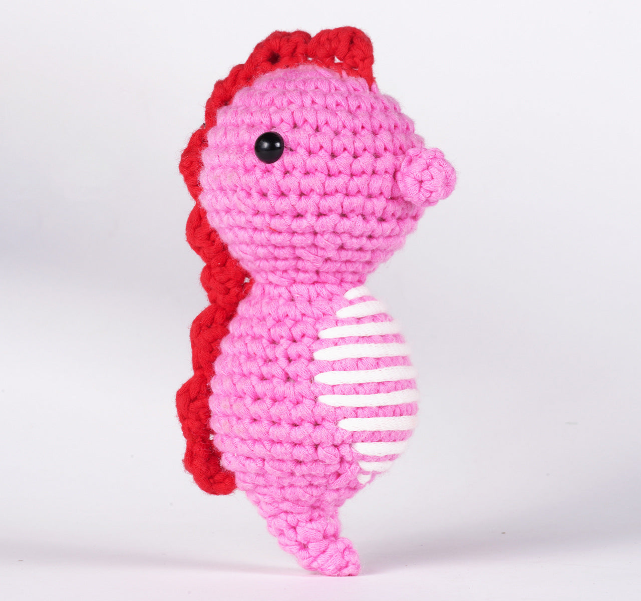 Crochet Starter Kit Pink Seahorse-WOOHOBBY